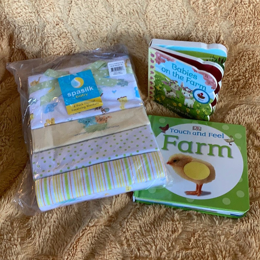 Baby Book and Blanket Bundle